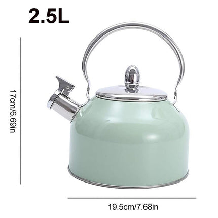 Stainless Steel Kettle 2.5L Household Water Boiler Anti Scalding Tea Pot Durable
