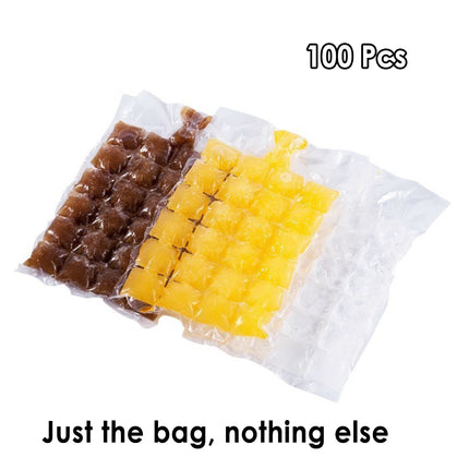 Disposable Ice Pack Bag 100PCS Water Injection Ice Cube Mold Tear Ice Grid