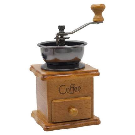 Vintage Manual Coffee Bean Grinder Classic Hand Coffee Machine Retro Grinding