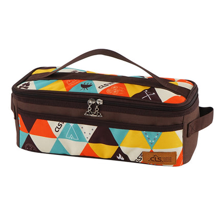 Camping Cookware Storage Bag Portable Travel Wash Bag Tableware Organizer Case