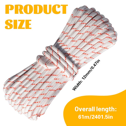 Fire Escape Safety Rope High Altitude Work Rope High Strength Anti Slip Durable