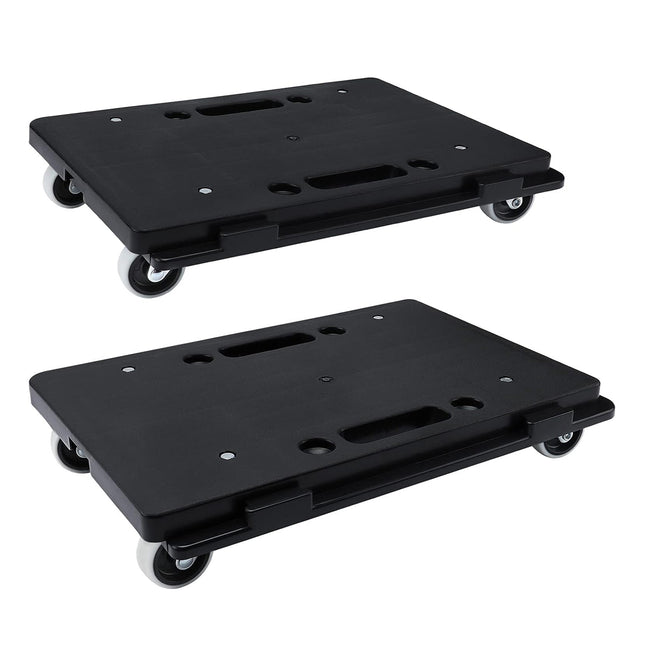 Heavy Duty Rolling Utility Cart for Office Warehouse Silent Portable Trolley