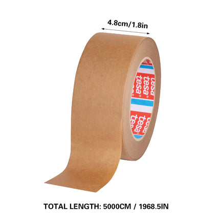 Silent Kraft Paper Carton Packing Tape Hand Tearable High Load