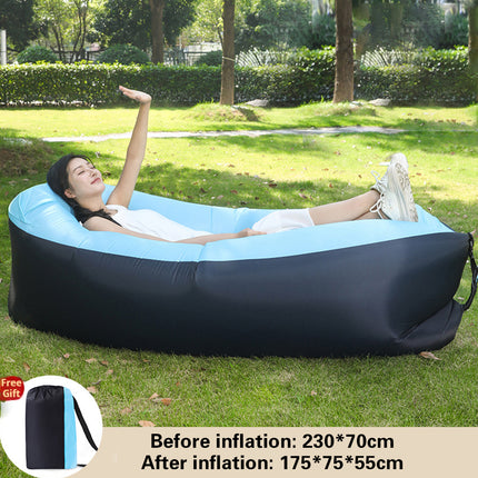 Inflatable Sofa Outdoor Portable Air Lounge Camping Foldable Couch Lightweight