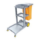 Multi-Functional Cleaning Trolley Cart Hand Push Housekeeping Utility Storage
