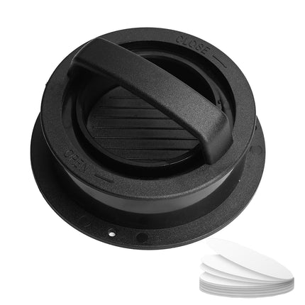 Manual Hamburger Press Round Meat Patty Mould Non Stick BBQ with 100 Wax Discs