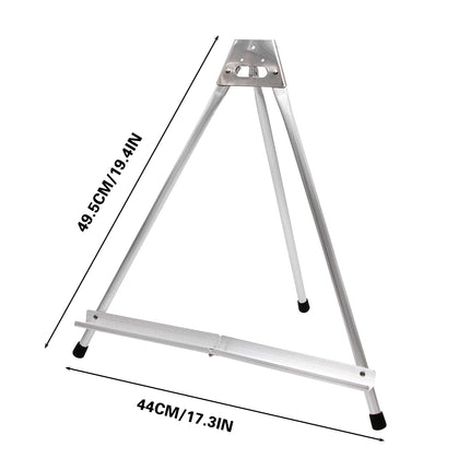Foldable Retractable Portable Metal Easel Sketch Display Stand Stable Adjustable