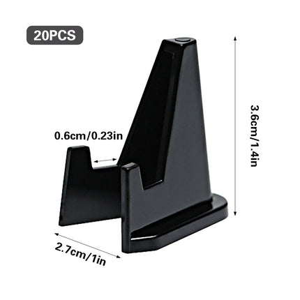 Triangular Display Stand Holder For Coin Banknote Round Square Holder Display