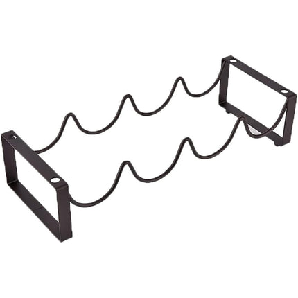Iron Wine Rack Bottle Holder Metal Display Stand Tabletop Decorative Storage