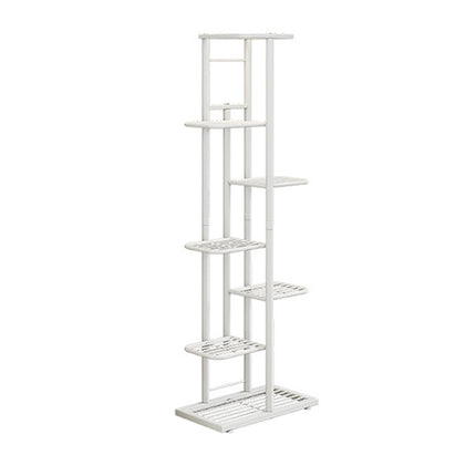 7 Tier Metal Plant Stand Indoor Outdoor Vertical Garden Shelf Rack