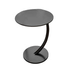 C Shaped Snack Side Table for Sofa Couch Small End Table for Living Room Bedroom