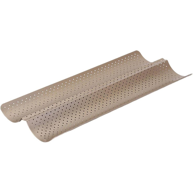 Nonstick Baguette Baking Tray 2 Compartments Bread Mould  Homemade Bread Stick