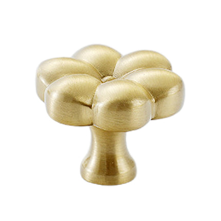 Brass Cabinet Handle Bucolic Style Creative Pull for Wardrobe Drawer Cupboard