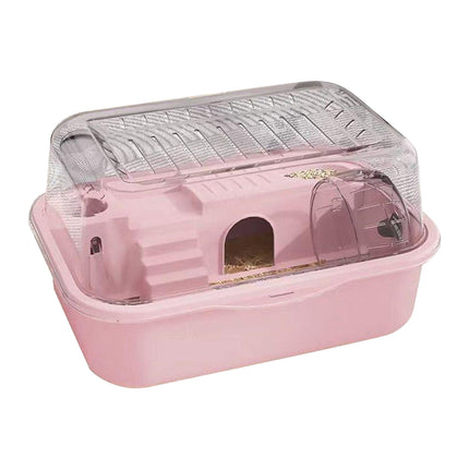 Hamster Cage Plastic Acrylic Ventilated Double Level 35 x 25 x 18.5cm 4 Colours
