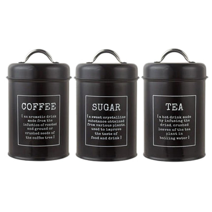 3PCS Sealed Storage Canister Set Milk Powder Coffee Container Kitchen Organizer