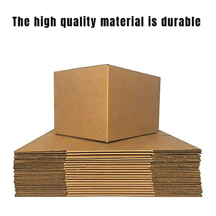 10pcs Thick Carton Box 60x50x50cm Heavy Duty Packing Box for Shipping Storage