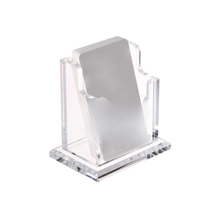 Acrylic Business Card Holder Desk Name Card Display Stand for Office Desk