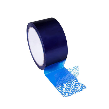 Blue VOID Tamper Evident Sealing Tape for Cartons Documents and Parcels