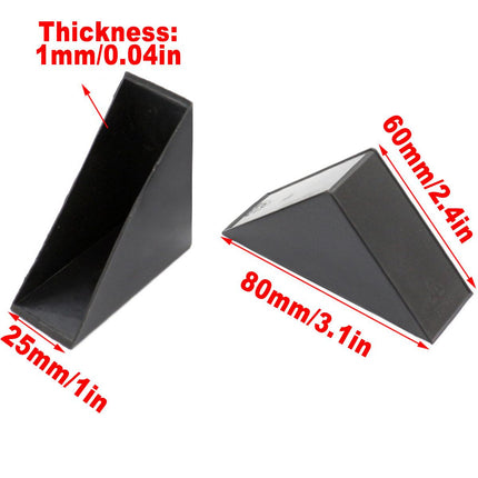 100pcs Plastic Corner Protector Right Angle Frame Cabinet Furniture Door Edge