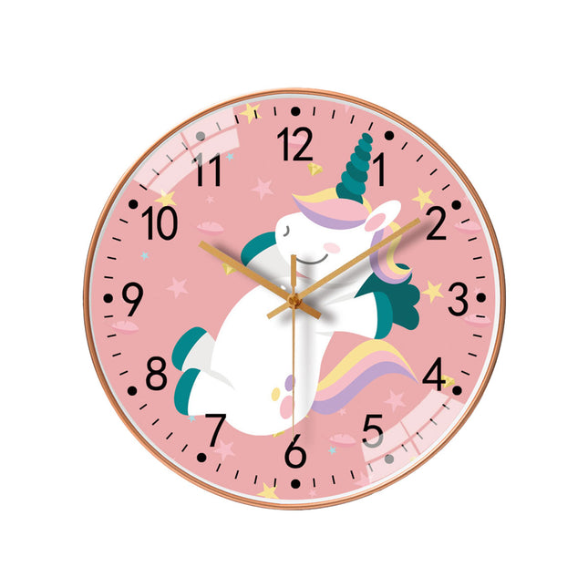 Wall Clock 8 Inch 20CM Silent Quartz Round Clock For Living Room Bedroom Decor