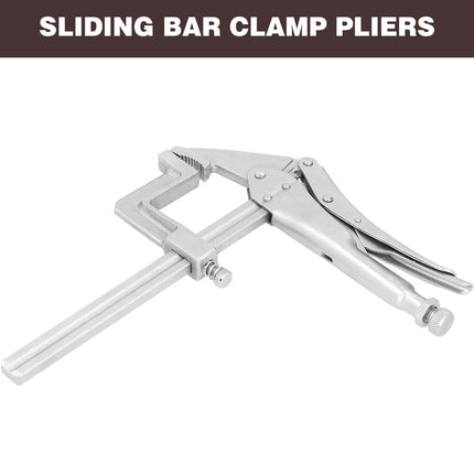 Adjustable Woodworking Clamp Quick Release Slide Rod Clamping Pliers Tool Set