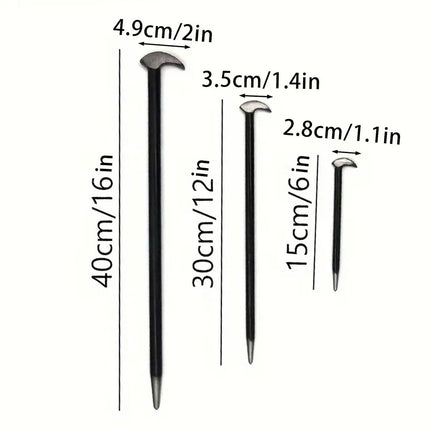 3pcs Mini Crowbar Tool Set Double Head Nail Puller Screwdriver Disassembly Tools
