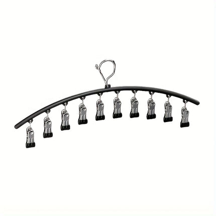 3PCS Windproof Clothes Drying Rack Balcony Hanger Pantyhose Underwear Clips