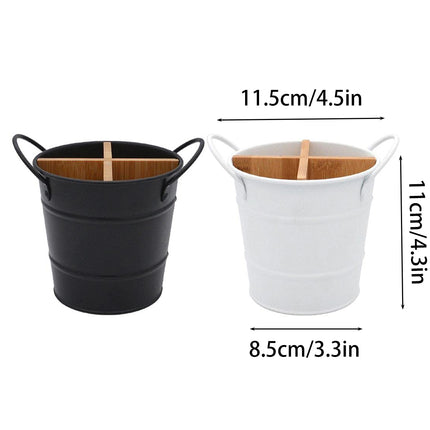 Multi-Functional Home Chopstick Container Plastic Compartments Drainage Rack