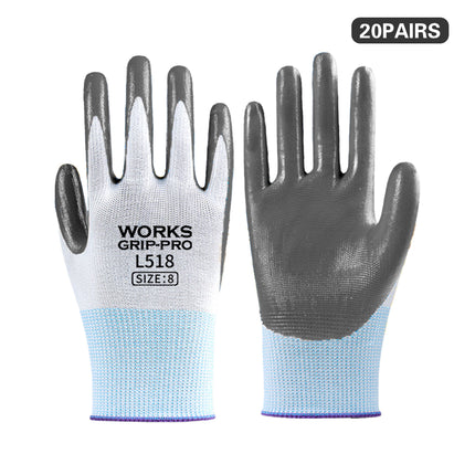 N518 Work Gloves Touch Screen Non Slip Wear Resistant Safety Labor Protection