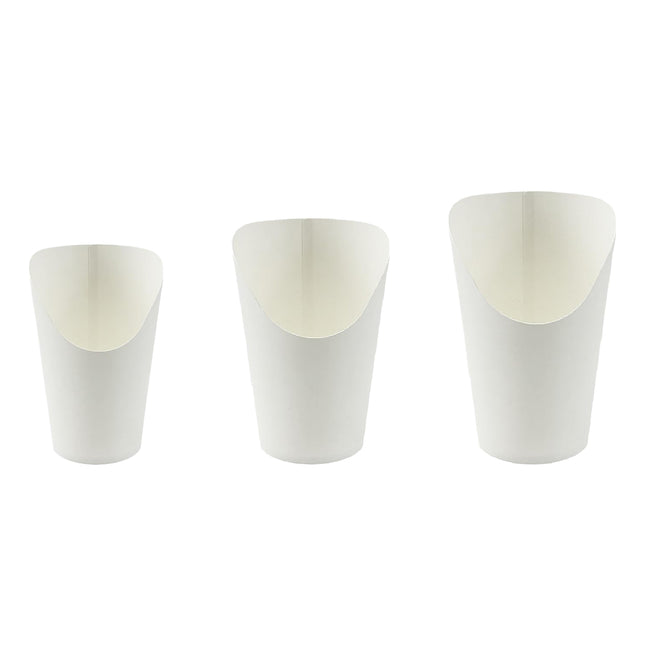 100PCS French Fry Cup 12/14/16oz Food-safe Oil-Resistant for Food Packaging Use
