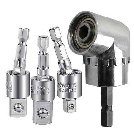 3PCS Universal Adapter Hexagon Shank to Square Head Connecting Rod for Tools