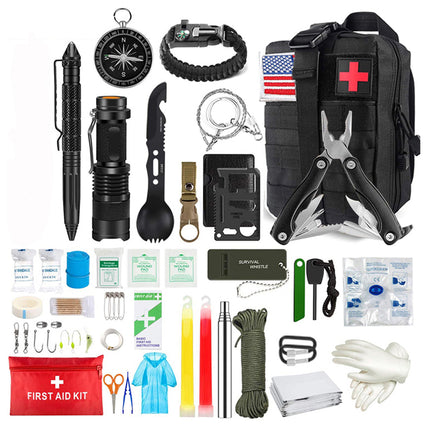 Outdoor Camping Adventure Multi-Function Survival Tool Set for Outdoor Emergency