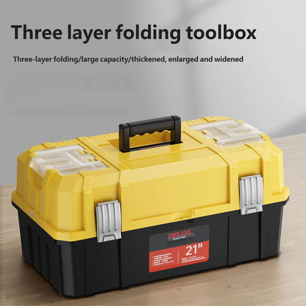 Tool Storage Box Multi Function Large Capacity Portable Tool Storage Organizer