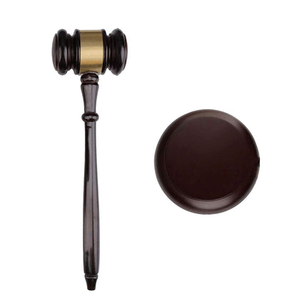 2PCS Wooden Judge Hammer Mallet Auction Mallet Handcrafted Craft Pendulum