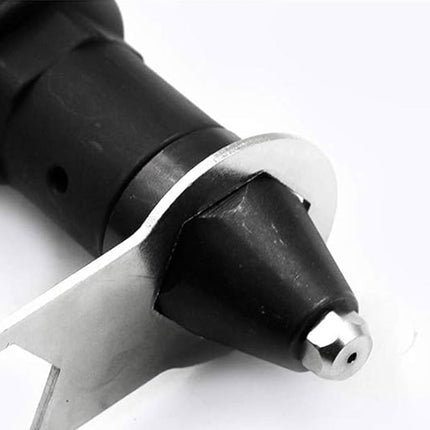 Electric Rivet Gun Set 3pcs Swivel Head Adapter Drill Riveting Tool Heavy Duty