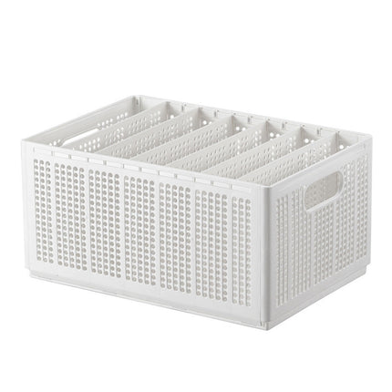 Wardrobe Storage Basket Set Multi-Size Compartment Boxes for Clothes Storage