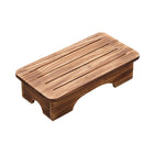 Solid Wood Small Stool Footrest Step Stool Shoe Changing Low Bench Indoor Use
