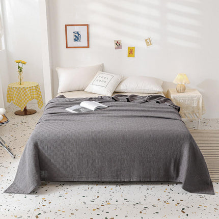 Knitted Blanket Warm Sofa Throw Soft Cozy Blanket Comfortable Home Decor Piece