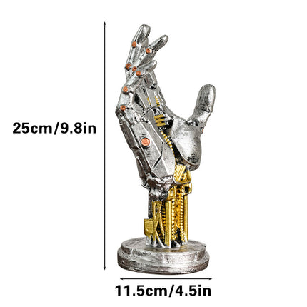 Cyberpunk Gamepad Stand Manipulator Ornament Ring Bracelet Desktop Display Prop