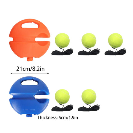 Tennis Trainer Rebound Ball Solo Practice Tool For Beginners And All Ages