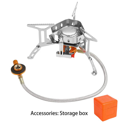 Outdoor Camping Portable Triangle Stove Stainless Steel High Heat Output Durable