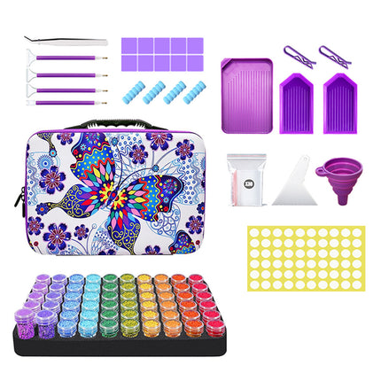 108PCS Diamond Painting Tool Set Multicolour For DIY Crafts Durable Easy To Use