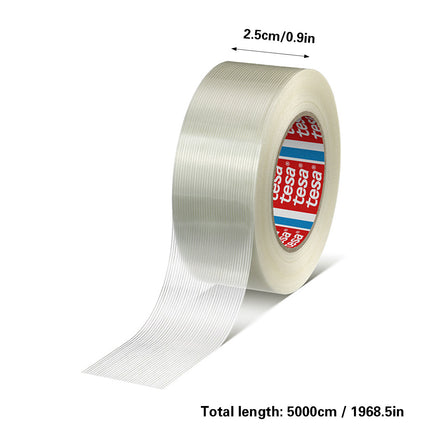 Transparent Packing Tape 2.5cm x 50m High Tack Abrasion Scratch Resistant