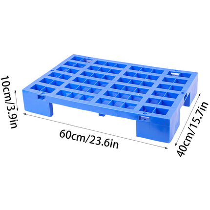 2PCS Plastic Moisture Proof Partition Hollow and Raised Design