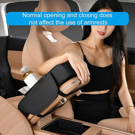 Car Armrest Pad Central Console Storage Box Lift Cushion Rest Support Organizer