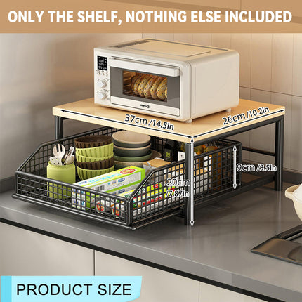 Kitchen Counter Storage Rack Microwave Stand Drawer Shelf Organiser