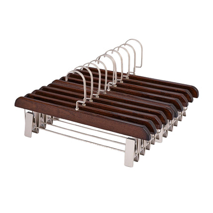 10PCS Home Trouser Rack Hanging Pant Clips Clothing Organizer Wardrobe Hanger