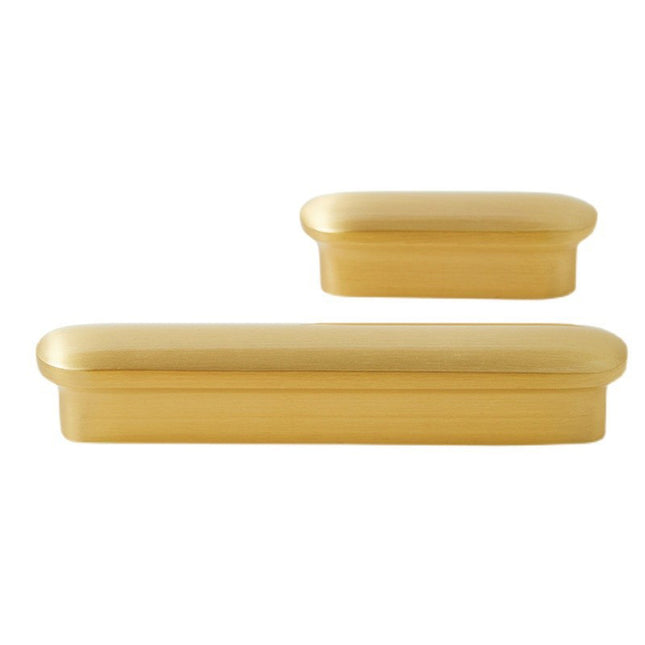 Gold Cabinet Handles 2 Sizes Modern Simple Pulls for Wardrobe Drawer Door Use