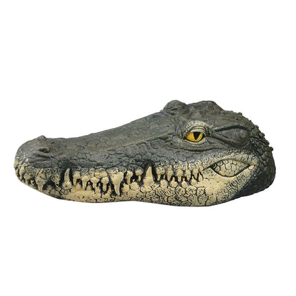 Floating Alligator Head Pond Ornament Garden Pool Animal Decor Simulation Model