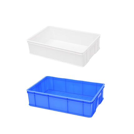 2PCS Rectangular Thickened Plastic Storage Box Durable for Household Storage Use